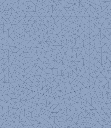 Second garment mesh topology example for an internal-line comparison