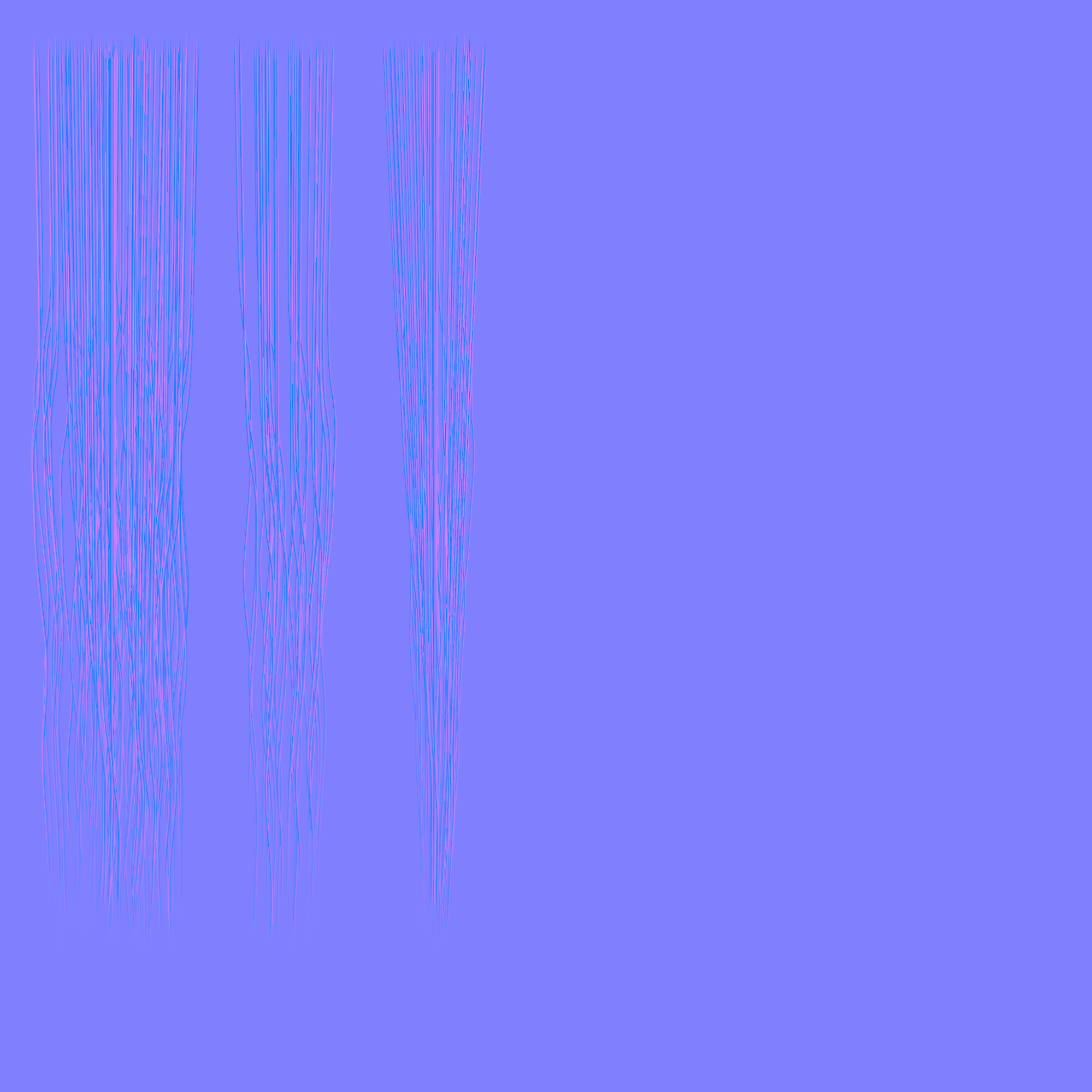 Normal map for the real-time hair cards